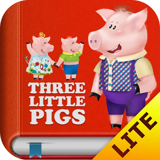 Kids Apps ∙ The Three Little Piggies and Big Bad Wolf. icon
