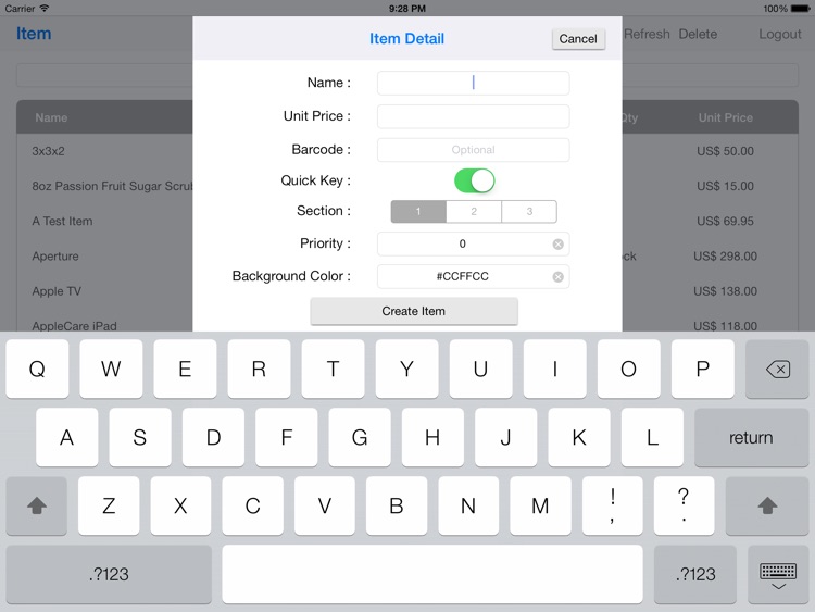 Gazelle Point-of-Sale for iPad screenshot-3