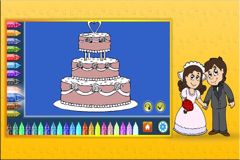 Coloring Book Wedding screenshot 4