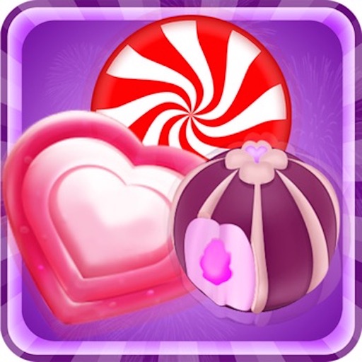 Sugar Sweet Crunch - Race and Match 3 Puzzle Blast game Icon