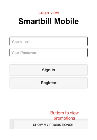 Smartbill Mobile. screenshot 2