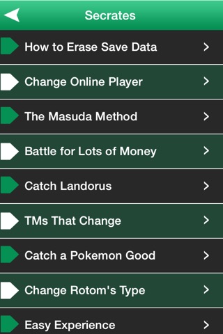 Cheats + Guide for Pokemon Edition - All in One,Cheats, Codes, Secrets, Unlockables, Estter Eggs, Passwords, News! screenshot 4