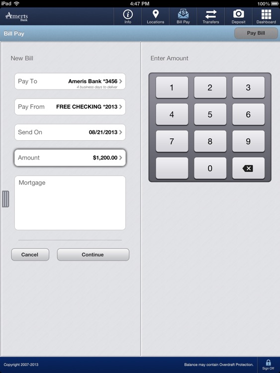 Ameris Bank Personal for iPad