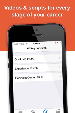 myPitch: Impress the recruiter at a job interview with your cv and elevator pitch screenshot 4