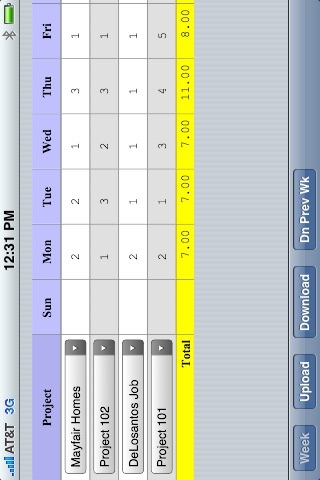 Legiant Mobile Timecard