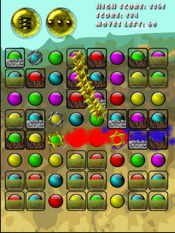 Gold Rush HD (Match 3 Brain Game) screenshot 2