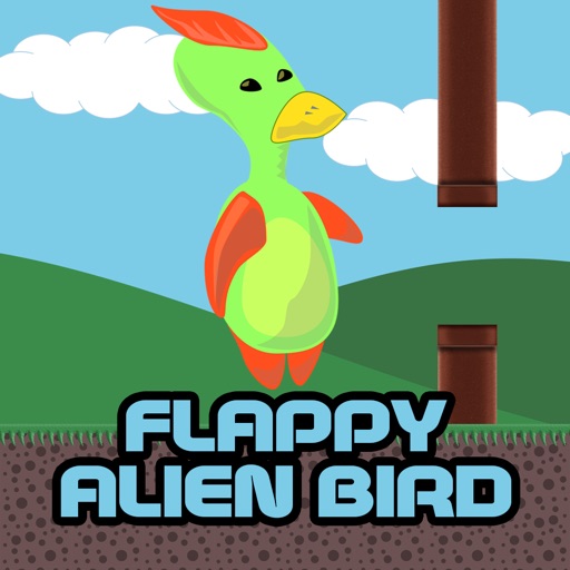 Flappy Alien Bird - Lost on Earth