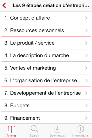 Plan d'affaires pour entreprises screenshot 3