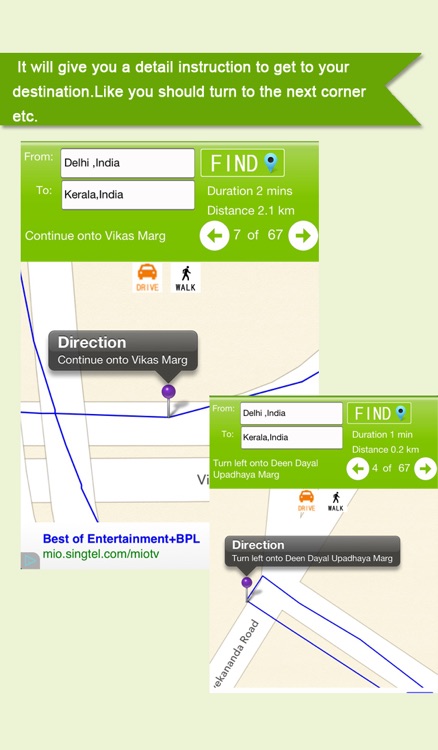 MapsIndia Find distance screenshot-3