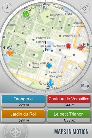 The Palace of Versailles offline map screenshot 3