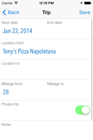 Trip Logger - Logging made easy screenshot 3