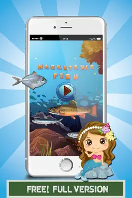 Game screenshot Marketable Fish Flashcards: English Vocabulary Learning Free For Toddlers & Kids! mod apk