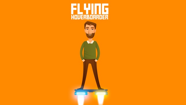 Flying Hoverboarder