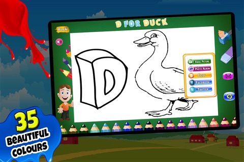 Kids Coloring Pages ABC 123 screenshot 4