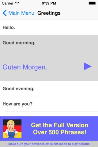 Speak German Prasebook Lite screenshot 4