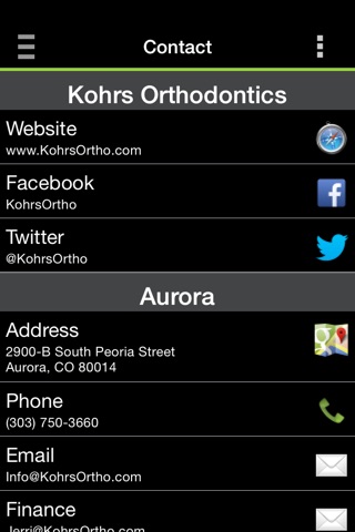 Kohrs Orthodontics screenshot 2