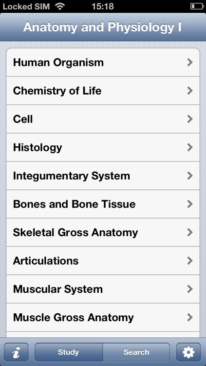 Anatomy and Physiology I