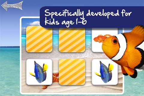 Free Memo Game SeaLife Photo for kids screenshot 2