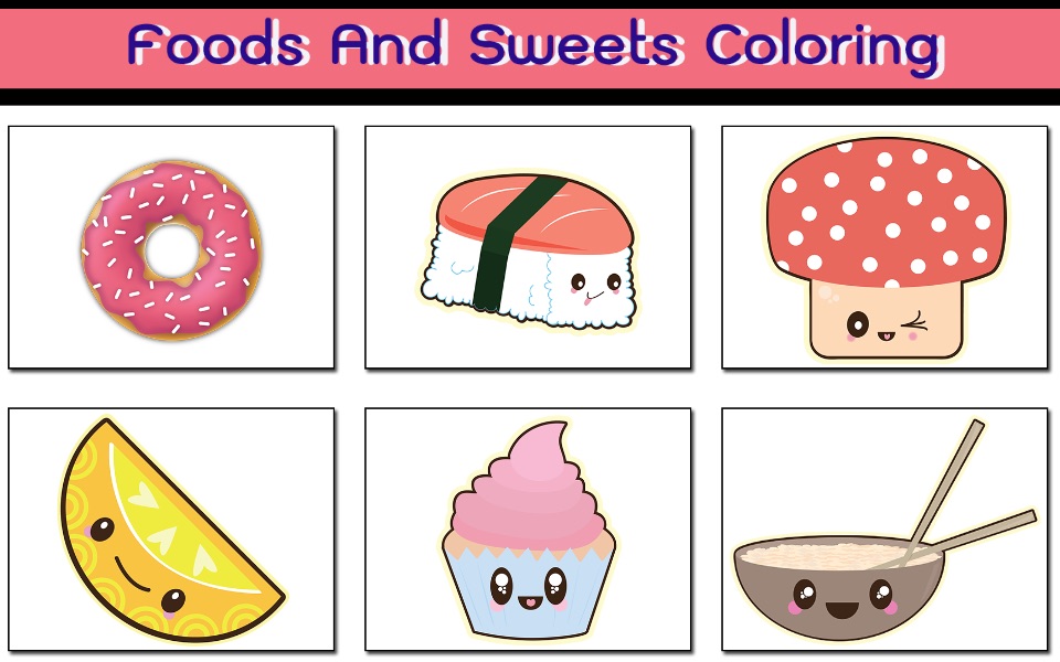 Design and Decorate Own Sweet On Coloring Book screenshot 2