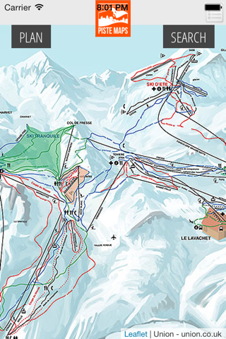 Piste Maps: L'espace Killy ( Val d'Isère, Tignes) screenshot 3