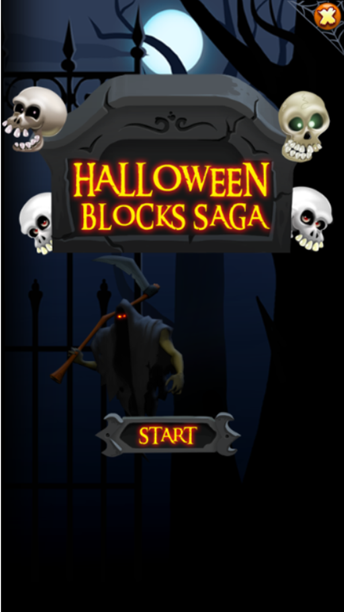 Halloween Blocks Saga - Puzzle Game With Scary and Creepy Halloween Theme