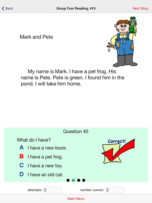 Kindergarten Reading Comprehension-Free Version(圖4)-速報App