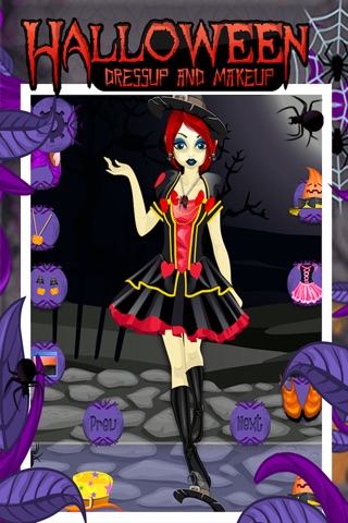 Halloween Makeup & Dressup screenshot 2