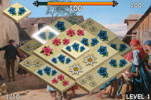 Mahjong: Alpine story HD Free screenshot 3