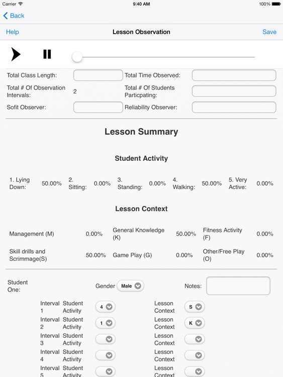 System For Observing Fitness Instruction (SOFIT)