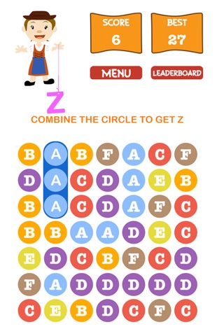 Spinny Circle Get Z - Letters Mania screenshot 3