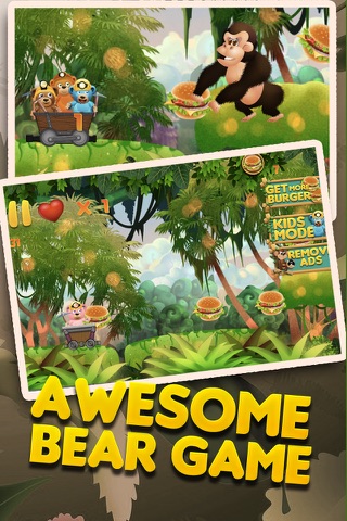 Burger-Crazy Bears Battle of the Super Evil Cookie Monkey PRO screenshot 2