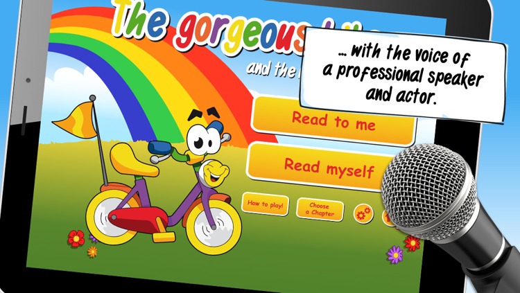 The gorgeous bike - interactive storybook for kids about professions, colors and friendship screenshot-4