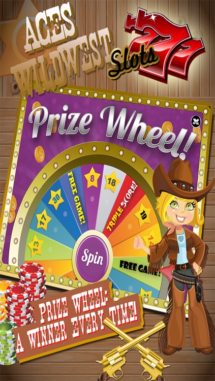 Aces Wild West Slots Casino - Win Big Mega Jackpot Slot Machine & Las Vegas Bonus Game screenshot-3