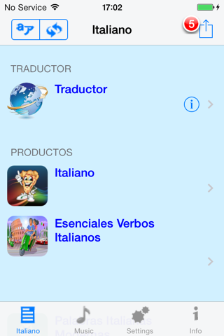Italiano - Talking Spanish to Italian Translator and Phrasebook screenshot 4