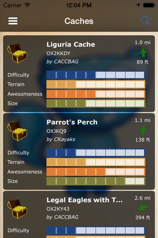 GeocacheLite screenshot 2