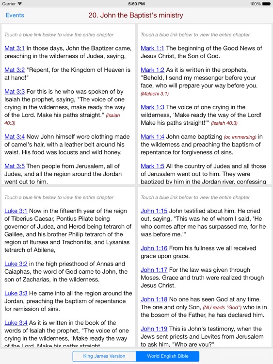 Gospel Harmony for iPad screenshot-3