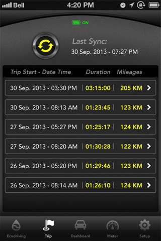 eCoach screenshot 2