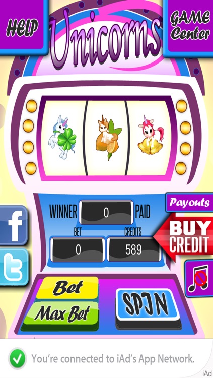 Unicorn Slots – Play and Spin the Fantasy Casino Lucky Wheel to Win Deluxe Payout