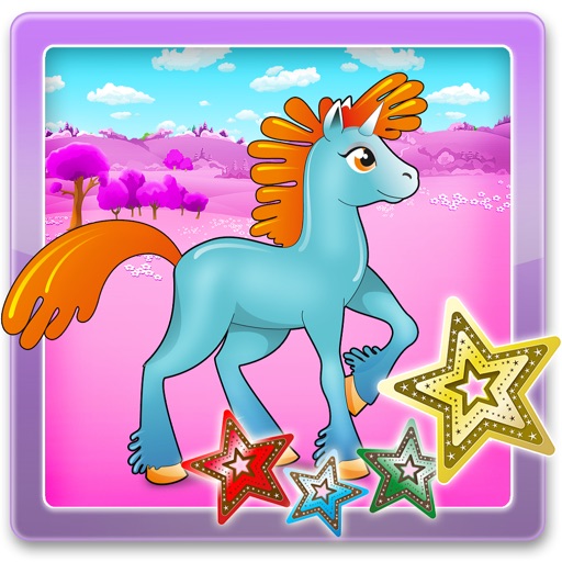 Cute Princess Unicorn Game Icon
