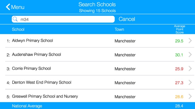 Primary School League Tables for England Lite(圖5)-速報App