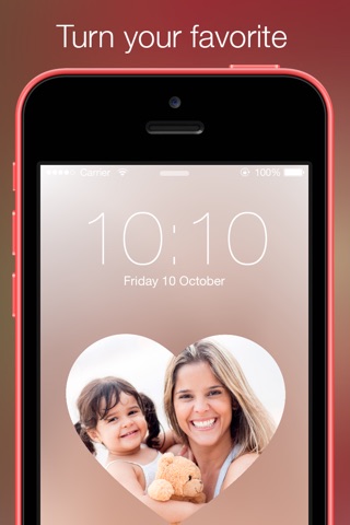 WallPic: Lock screen,wallpaper photo frames with Blur effect background screenshot 2