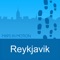 This is a simple map for Reykjavik