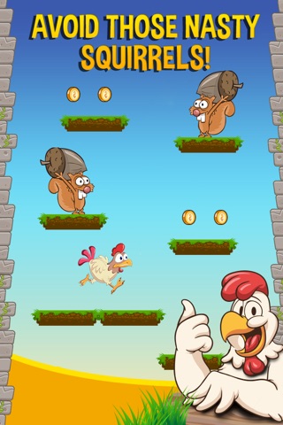 A Jumping Chicken Raid -- Fred the Invader flying chick screenshot 3