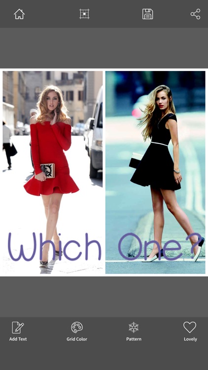 CamChoice - Put 2 Pics after you makeup to ask your friends for Instagram free