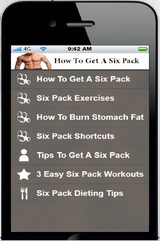 How To Get A Six Pack - Learn How To Get A Six Pack Fast From Home! screenshot 2