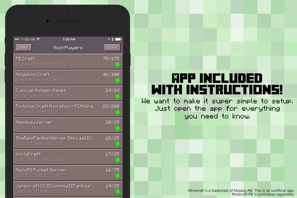 PE Servers - Custom Keyboard for Minecraft Pocket Edition screenshot 4