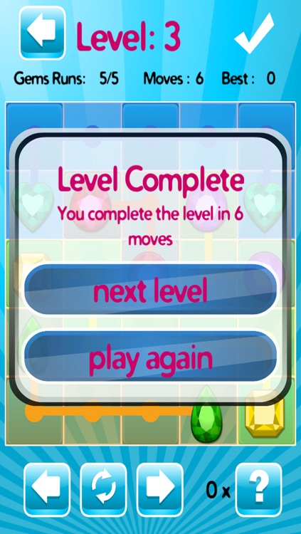 Gems Slider - Challenging Sliding Puzzle Game