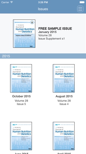 Journal of Human Nutrition and Dietetics App(圖3)-速報App