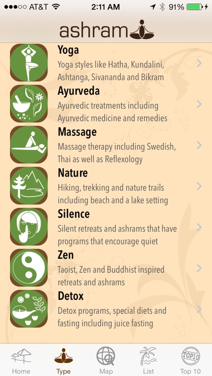 Ashram yoga retreat and spa finder