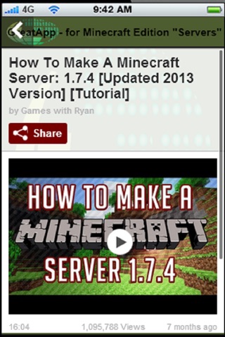 GreatApp - for MineCraft Edition "Servers":Build or Host your own Minecraft Server screenshot 3
